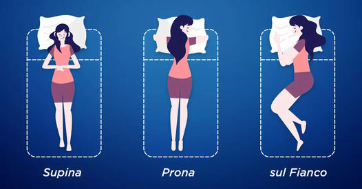 Quale posizione assumere durante il sonno?